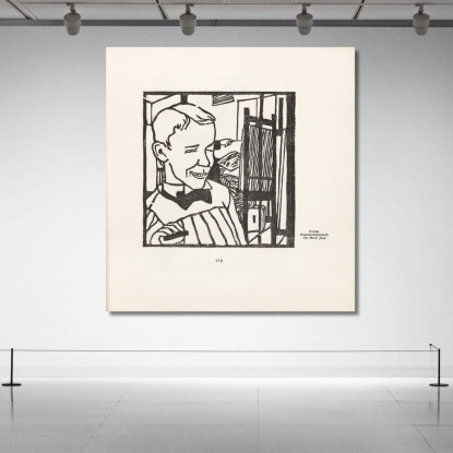 Ritratto Moriz Jung mjn23 quadro stampato su tela