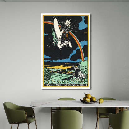Ostacolo Arcobaleno Ostacolo Arcobaleno Moriz Jung mjn24 quadro stampato su tela