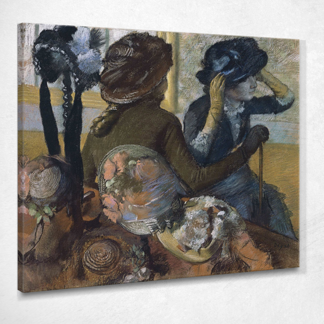 Dalla Modista 1882 Edgar Degas edg20 quadro stampato su tela