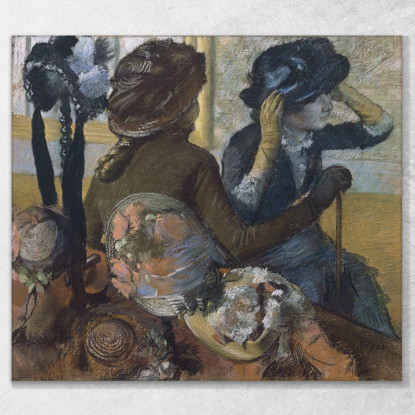 Dalla Modista 1882 Edgar Degas edg20 quadro stampato su tela