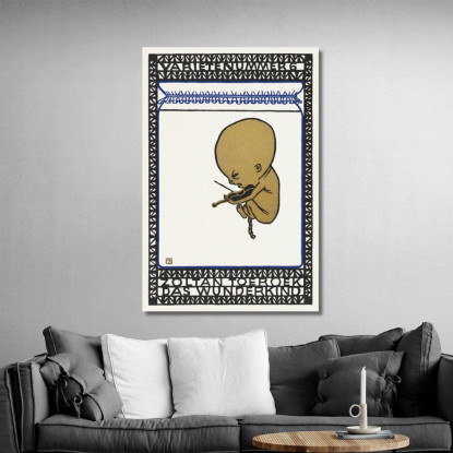 Vaudeville Atto 6 Zoltan Toeroek Bambino Prodigio Moriz Jung mjn41 quadro stampato su tela