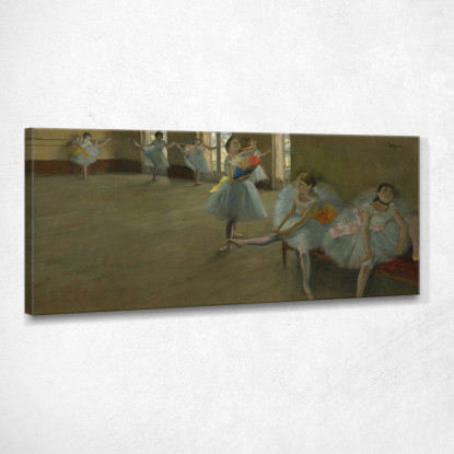 Ballerine In Classe Edgar Degas edg24 quadro stampato su tela