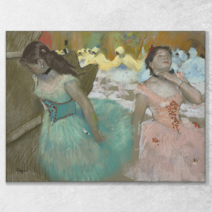 Ingresso Delle Ballerine Mascherate 1879 Edgar Degas edg25 quadro stampato su tela