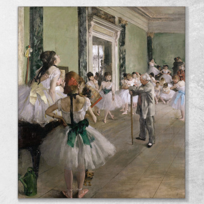 La Classe Di Danza 1875 Edgar Degas edg26 quadro stampato su tela