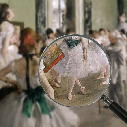 La Classe Di Danza 1875 Edgar Degas edg26 quadro stampato su tela