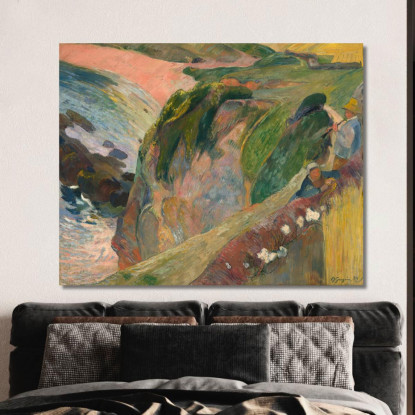 Sopra Il Mare Paul Gauguin pgg4 quadro stampato su tela