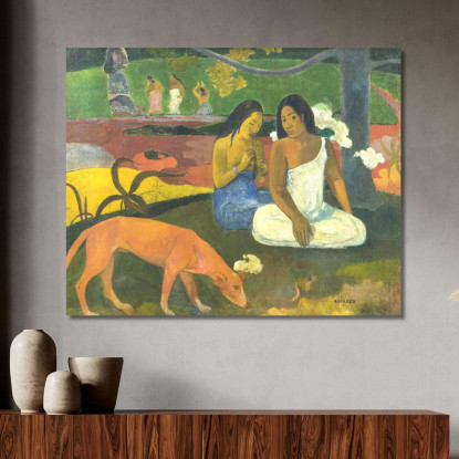 Passatempo Paul Gauguin pgg5 quadro stampato su tela