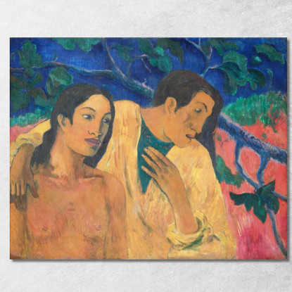 Fuga Paul Gauguin pgg23 quadro stampato su tela