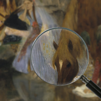 Ritratto Di Mlle Fiocre Nel Balletto La Source 1867 Edgar Degas edg30 quadro stampato su tela