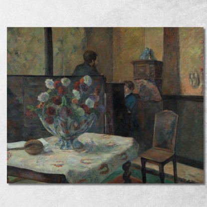 Interno Paul Gauguin pgg36 quadro stampato su tela