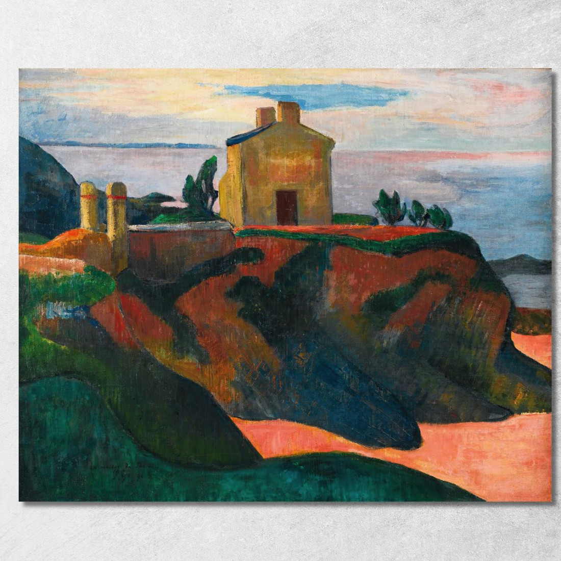 La Casa Di Pan-Du Paul Gauguin pgg40 quadro stampato su tela