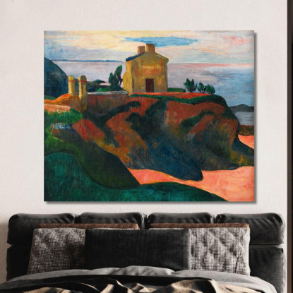 La Casa Di Pan-Du Paul Gauguin pgg40 quadro stampato su tela