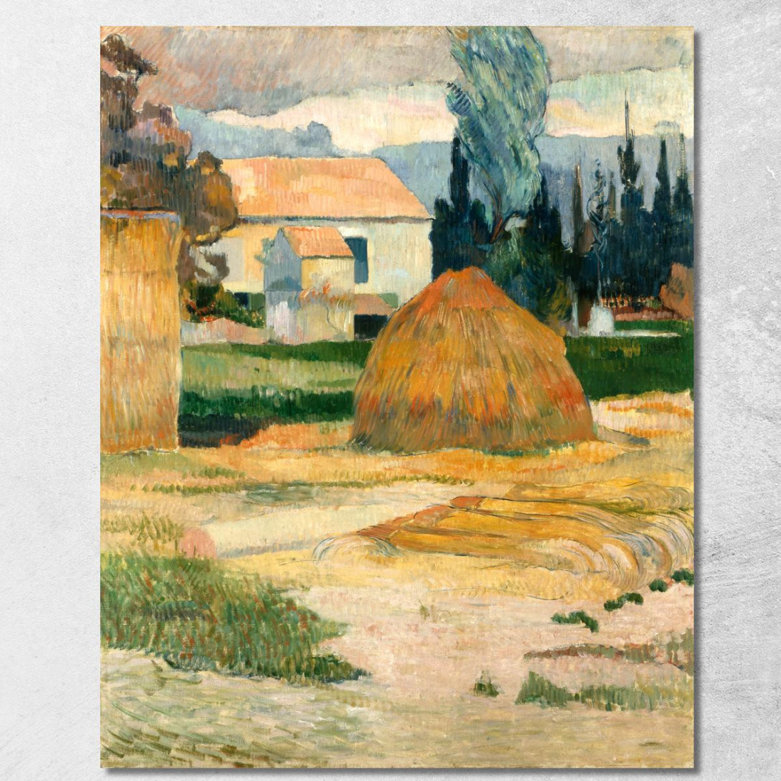 Paesaggio Vicino Ad Arles Paul Gauguin pgg47 quadro stampato su tela