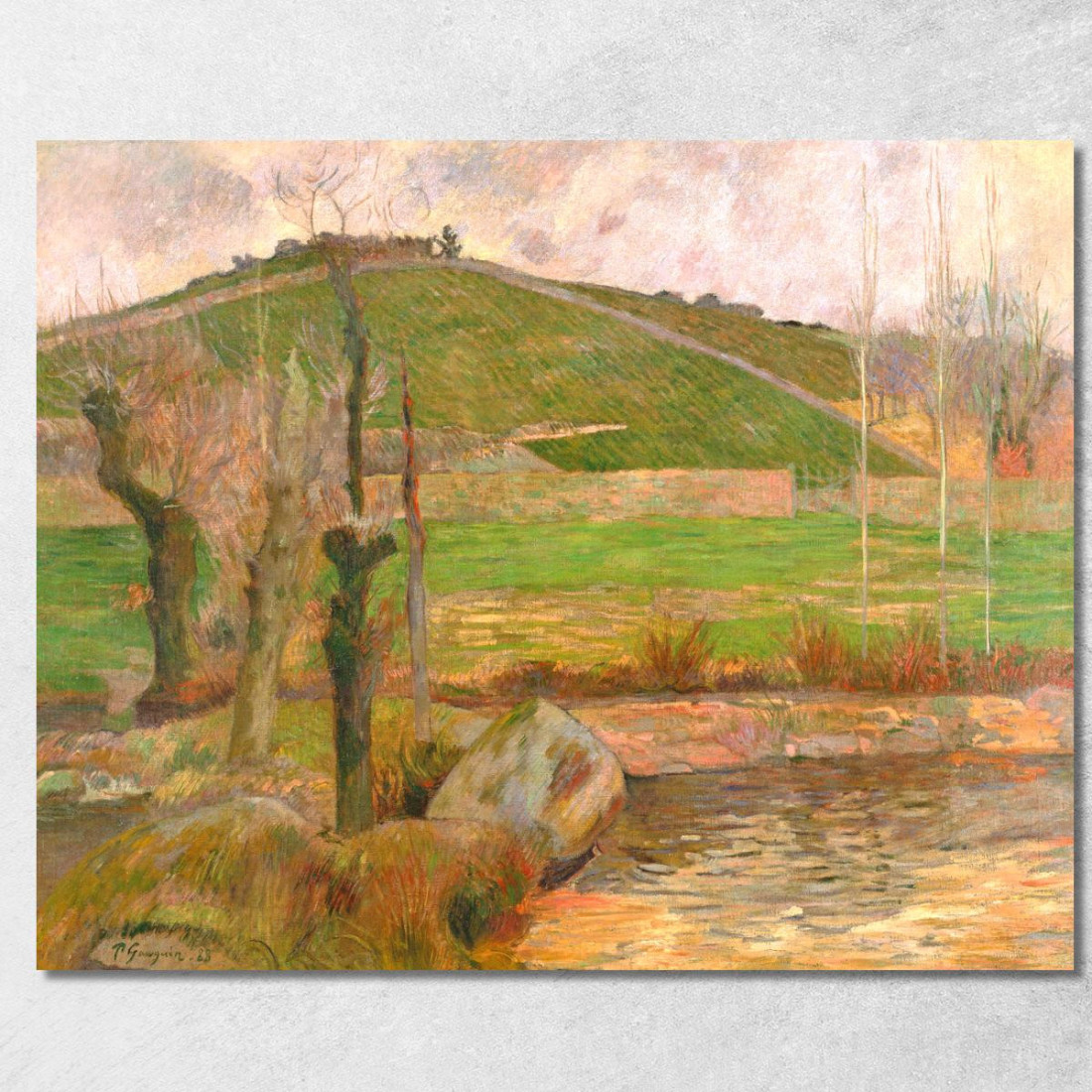 Paesaggio Vicino A Pont-Aven Paul Gauguin pgg48 quadro stampato su tela