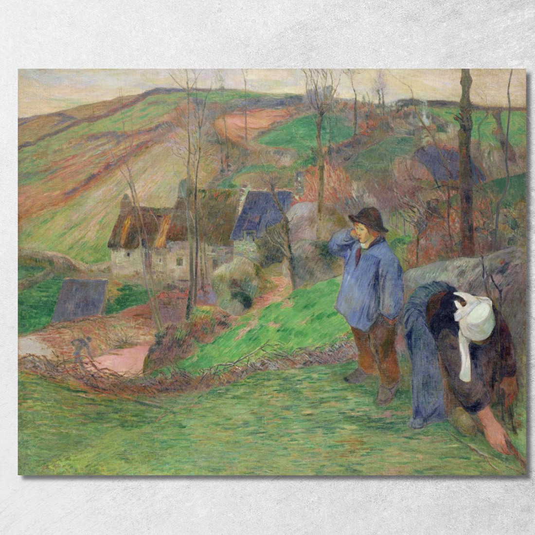 Paesaggio Della Bretagna Paul Gauguin pgg49 quadro stampato su tela