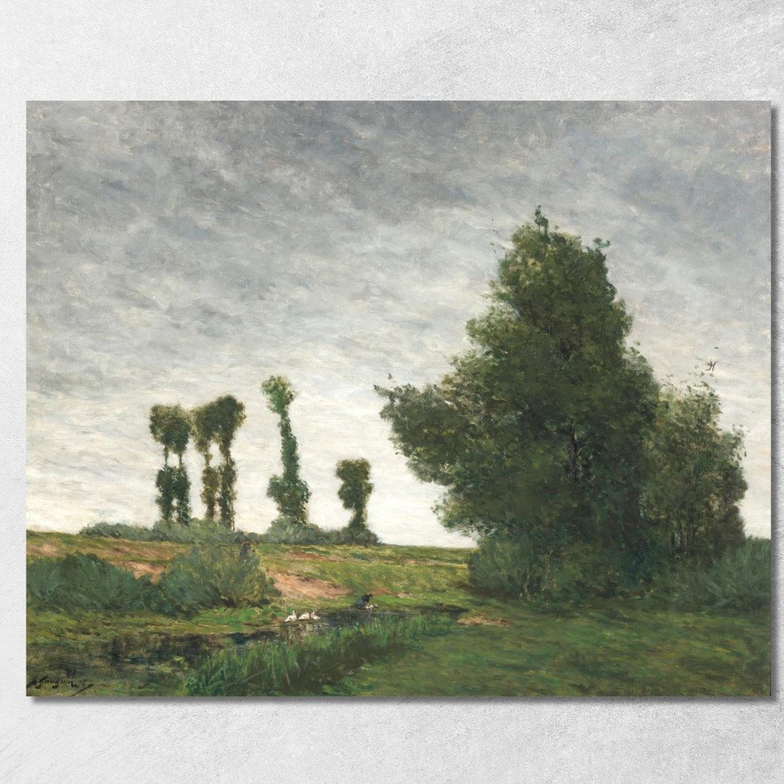 Paesaggio Con Pioppi Paul Gauguin pgg52 quadro stampato su tela