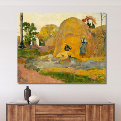 I Faraglioni Gialli O La Vendemmia Bionda Paul Gauguin pgg56 quadro stampato su tela