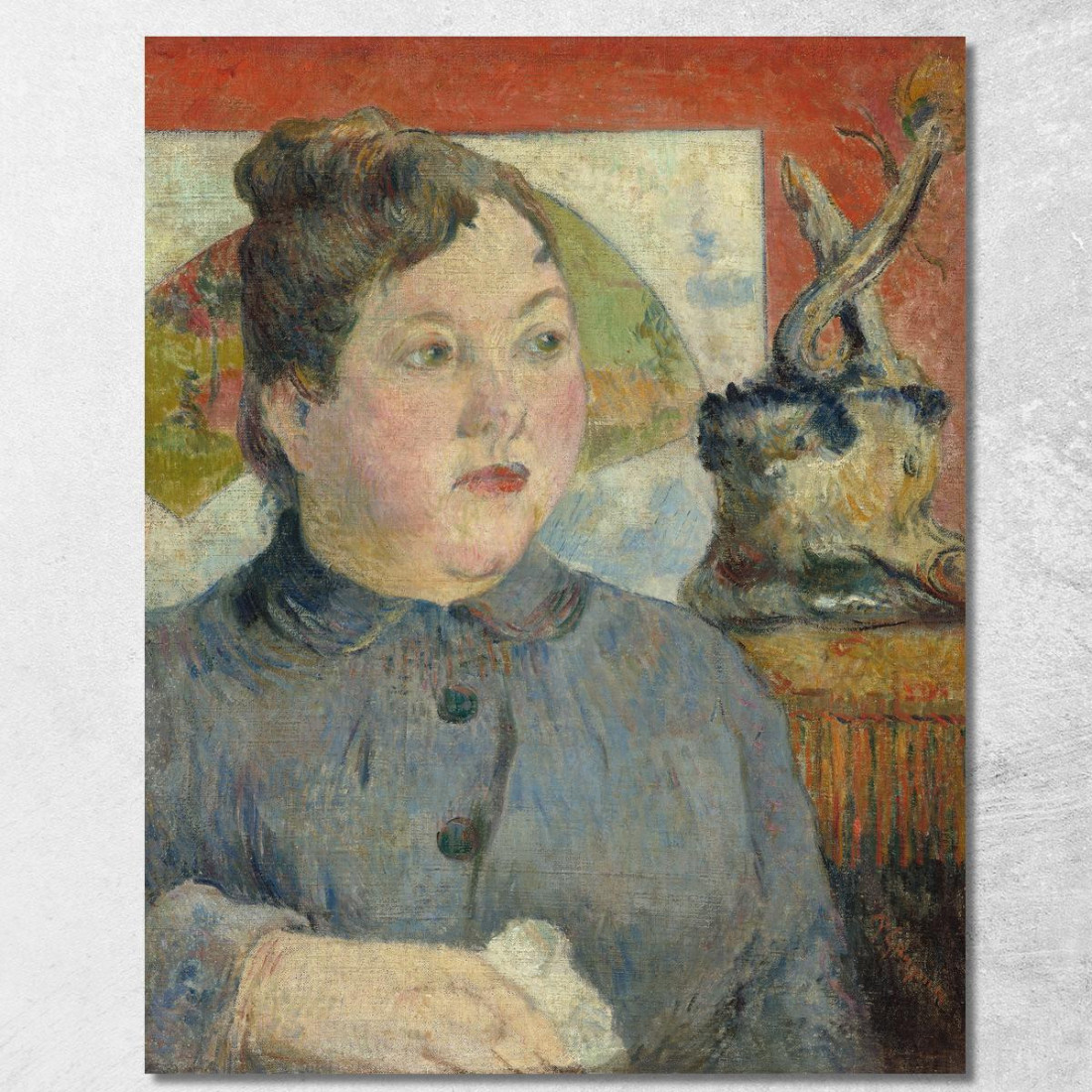 La Signora Alexandre Kohler Paul Gauguin pgg59 quadro stampato su tela