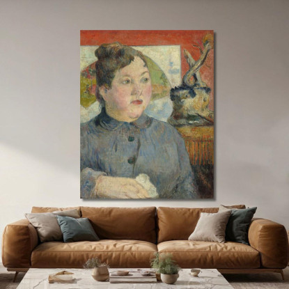 La Signora Alexandre Kohler Paul Gauguin pgg59 quadro stampato su tela