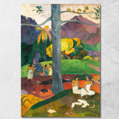 Schermo Anteriore Paul Gauguin pgg65 quadro stampato su tela