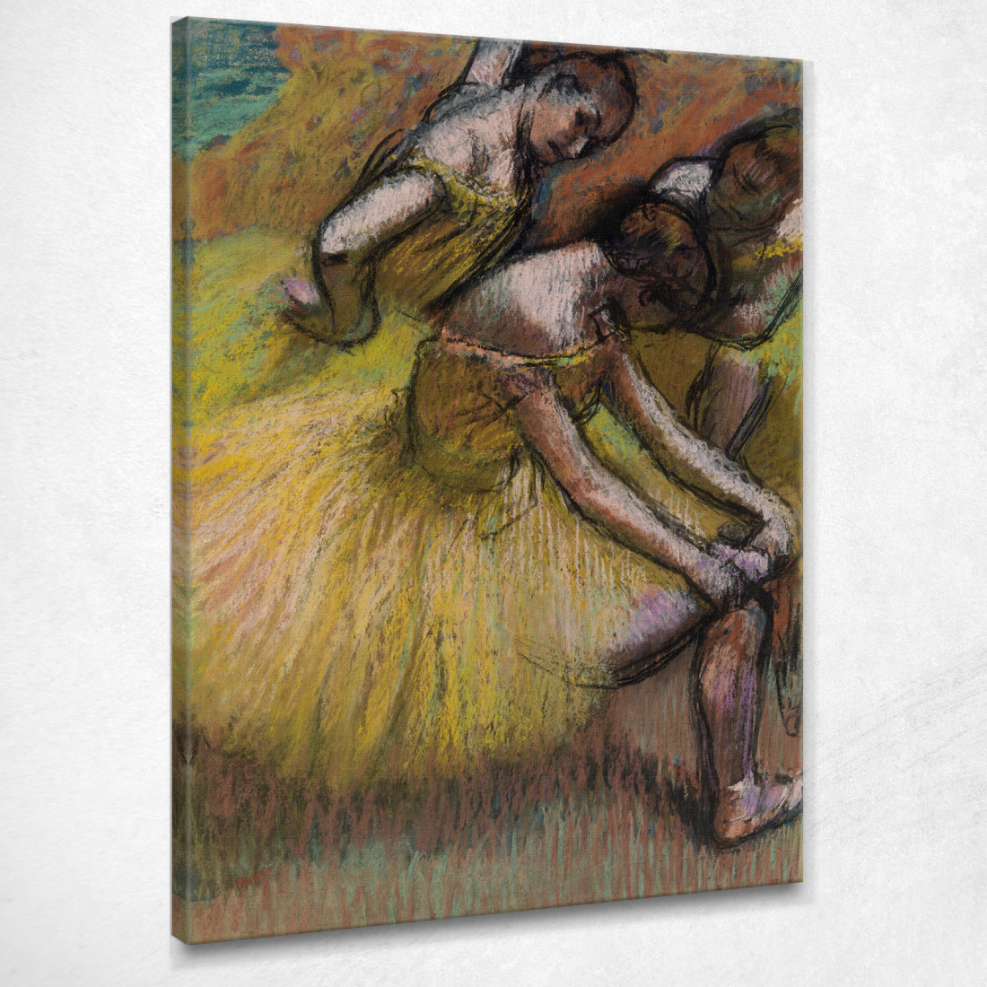 Gruppo Di Ballerine Edgar Degas edg37 quadro stampato su tela