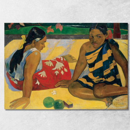 Le Parole Di Api Paul Gauguin pgg76 quadro stampato su tela