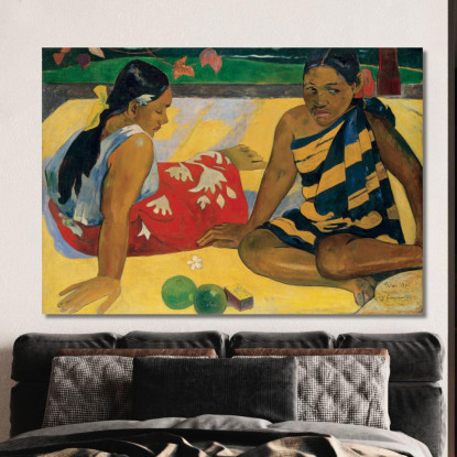 Le Parole Di Api Paul Gauguin pgg76 quadro stampato su tela