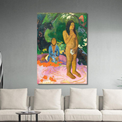 Parole Del Diavolo Paul Gauguin pgg77 quadro stampato su tela