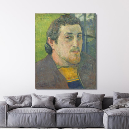 Autoritratto Dedicato Alla Carriera Paul Gauguin pgg91 quadro stampato su tela