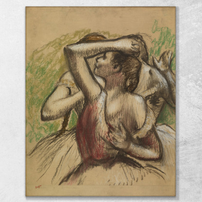 Gruppo Di Ballerine Edgar Degas edg40 quadro stampato su tela