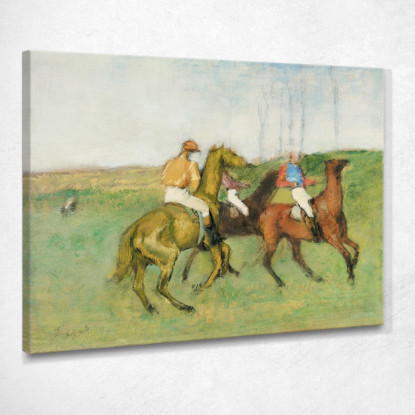 Fantini E Cavalli Da Corsa Edgar Degas edg41 quadro stampato su tela