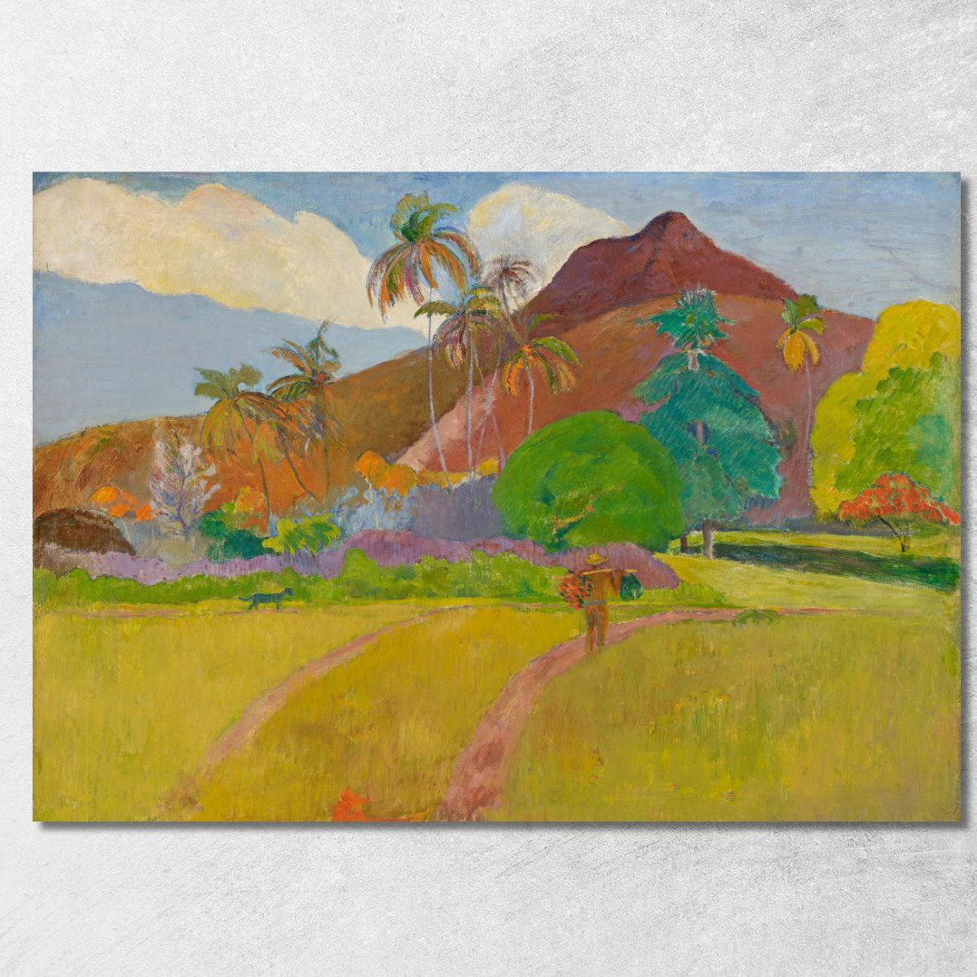 Paesaggio Tahitiano 2 Paul Gauguin pgg112 quadro stampato su tela