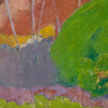 Paesaggio Tahitiano 2 Paul Gauguin pgg112 quadro stampato su tela