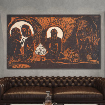 Gli Dei Paul Gauguin pgg118 quadro stampato su tela
