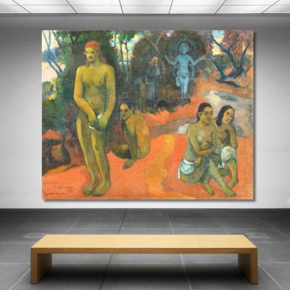 Te Pape Nave Nave Acque Deliziose Paul Gauguin pgg120 quadro stampato su tela