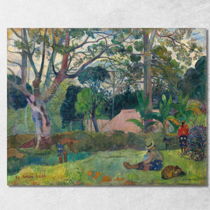 Il Grande Albero Il Grande Albero Paul Gauguin pgg121 quadro stampato su tela