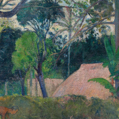 Il Grande Albero Il Grande Albero Paul Gauguin pgg121 quadro stampato su tela