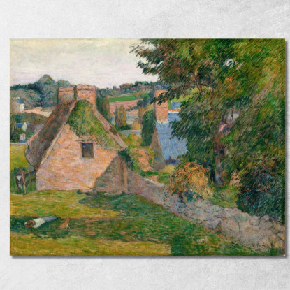 Il Campo Di Derout-Lollichon Paul Gauguin pgg127 quadro stampato su tela