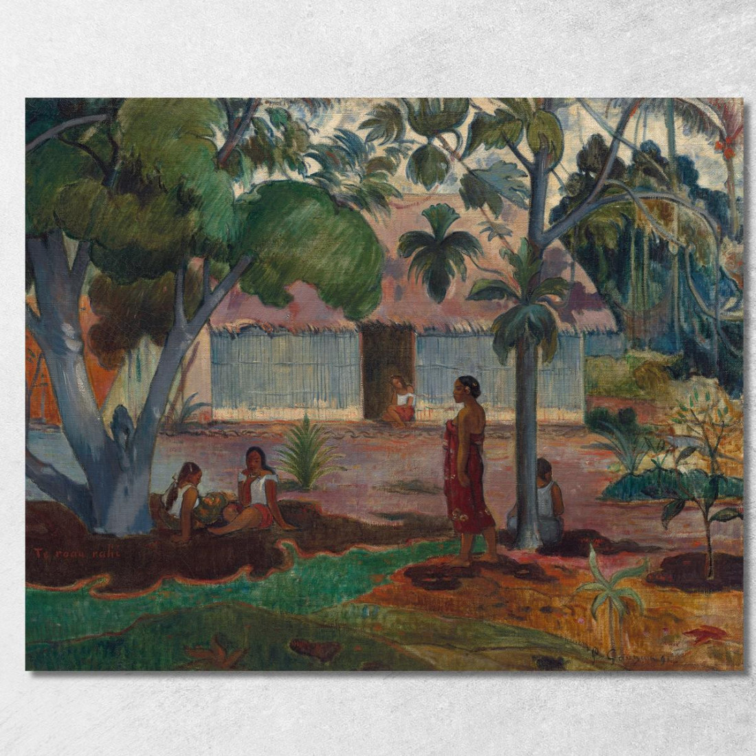 Il Grande Albero Paul Gauguin pgg131 quadro stampato su tela