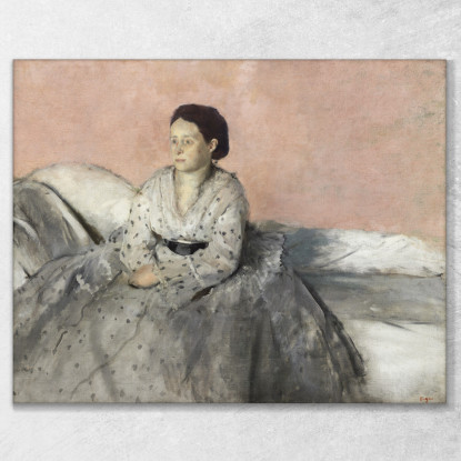 Signora René De Gas Edgar Degas edg44 quadro stampato su tela