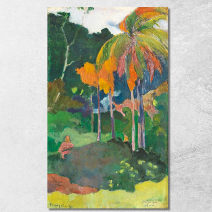 Il Momento Della Verità Mahana Ma--A Paul Gauguin pgg135 quadro stampato su tela