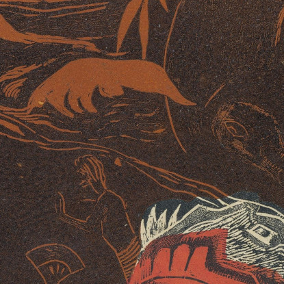 L'Universo È Creato L--Univers Est Cree Paul Gauguin pgg142 quadro stampato su tela