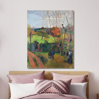 Il Salice Le Saule Paul Gauguin pgg145 quadro stampato su tela