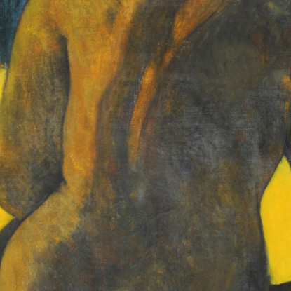 Vahine No Te Miti Donna Sulla Spiaggia Paul Gauguin pgg153 quadro stampato su tela