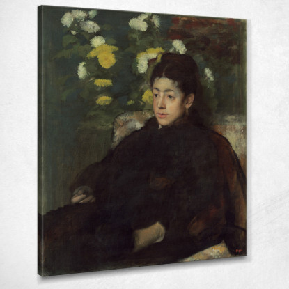 La Signorina Malo Edgar Degas edg47 quadro stampato su tela