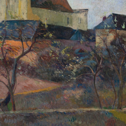 Veduta Di Rouen Paul Gauguin pgg157 quadro stampato su tela