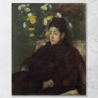 La Signorina Malo Edgar Degas edg47 quadro stampato su tela