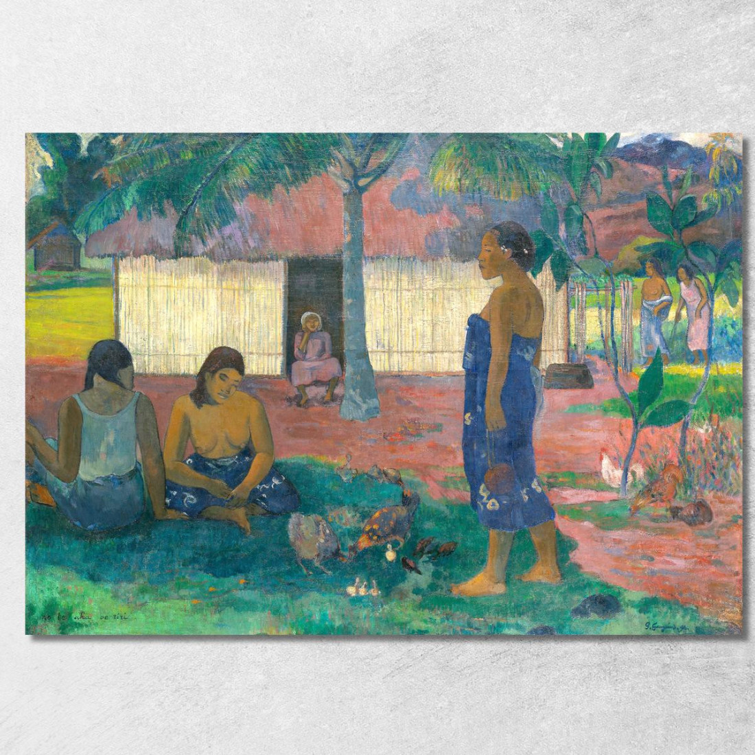 Perché Sei Arrabbiato Paul Gauguin pgg161 quadro stampato su tela