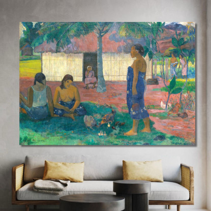 Perché Sei Arrabbiato Paul Gauguin pgg161 quadro stampato su tela