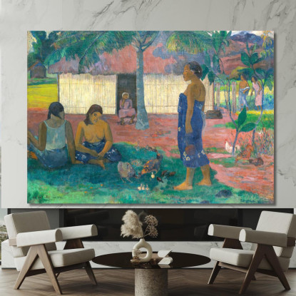 Perché Sei Arrabbiato Paul Gauguin pgg161 quadro stampato su tela